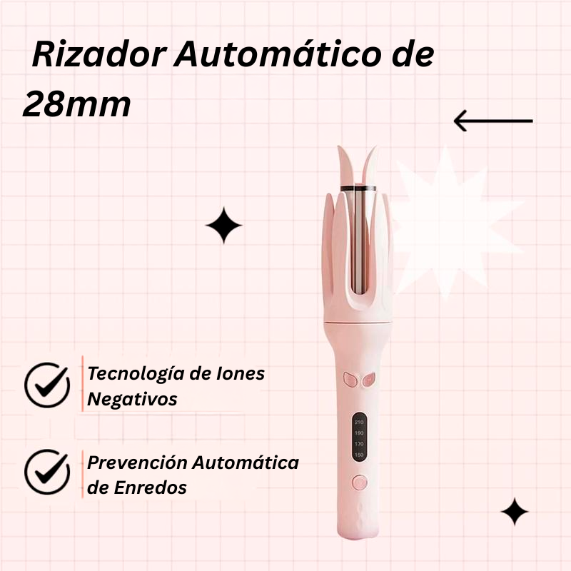 Merraci™ Rizador Automático – Ondas Definidas con Iones Negativos