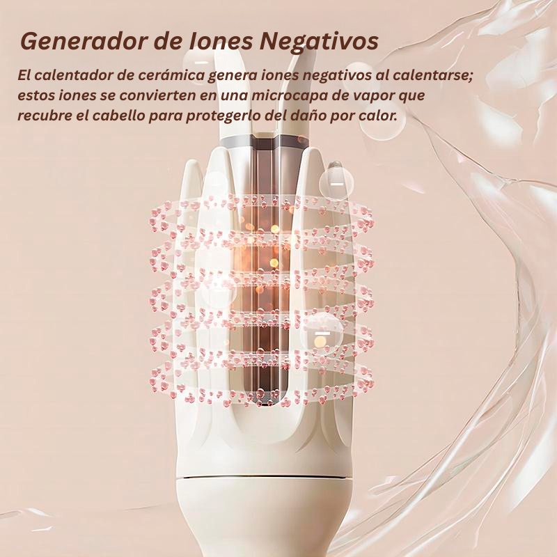 Merraci™ Rizador Automático – Ondas Definidas con Iones Negativos