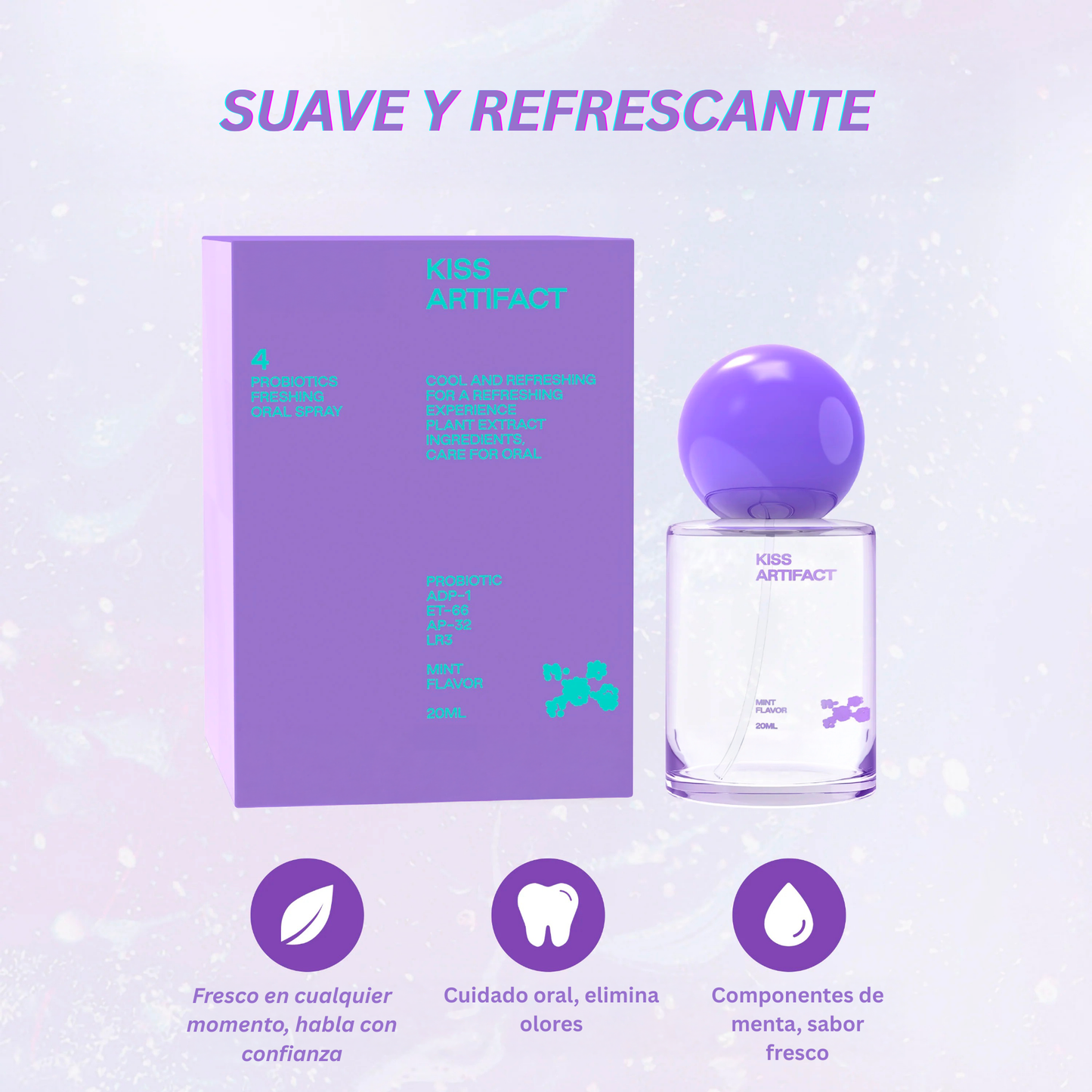 Merraci™ Spray Oral Pro-Biótico – Frescura Instantánea y Duradera