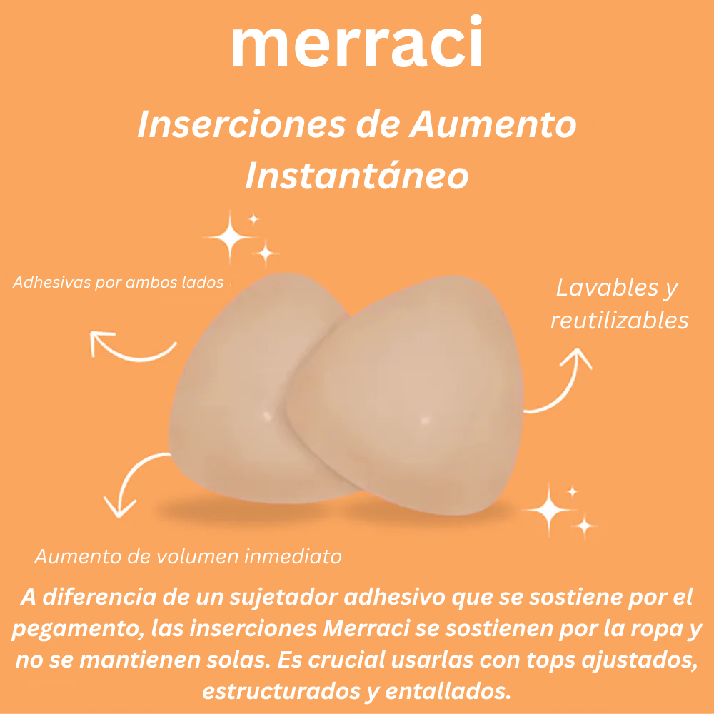 Merraci™ Inserciones Sticky – Realce y Cobertura Instantánea