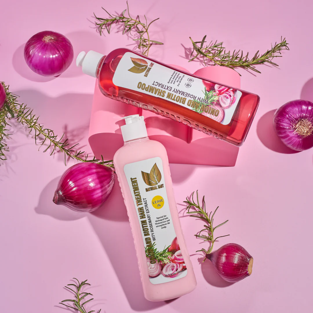 Merraci™ Shampoo + Tratamiento – Romero y Biotina, Sin Sulfatos