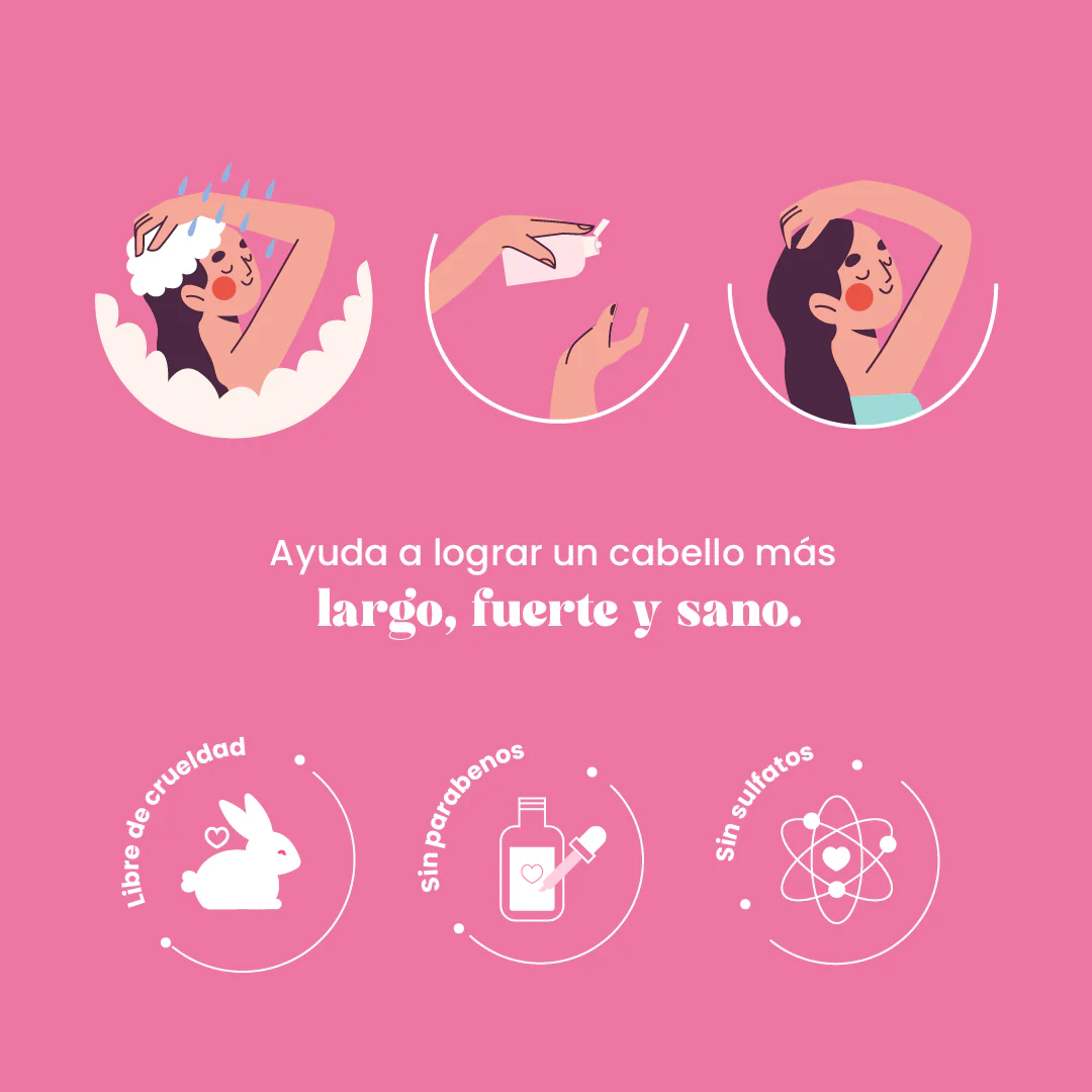 Merraci™ Shampoo + Tratamiento – Romero y Biotina, Sin Sulfatos