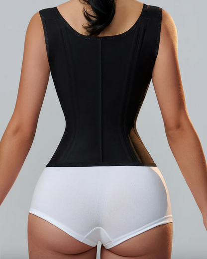 Merraci™ Faja Chaleco con Doble Cinturilla – Control Abdominal y Moldeo de Cintura