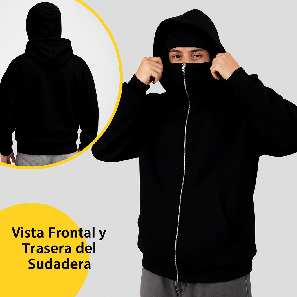 Merraci™ Hoodie con Cierre – Sudadera Deportiva