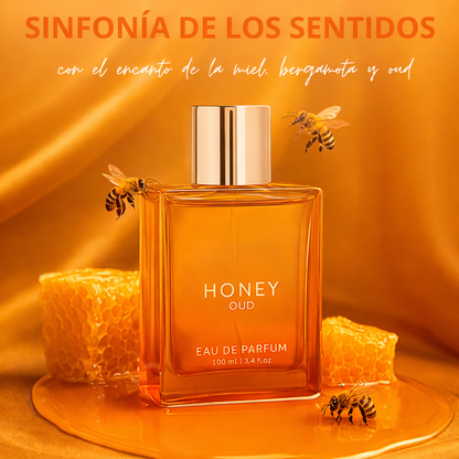 Merraci™ Perfume Honey Oud – Elegancia y Confianza Dorada