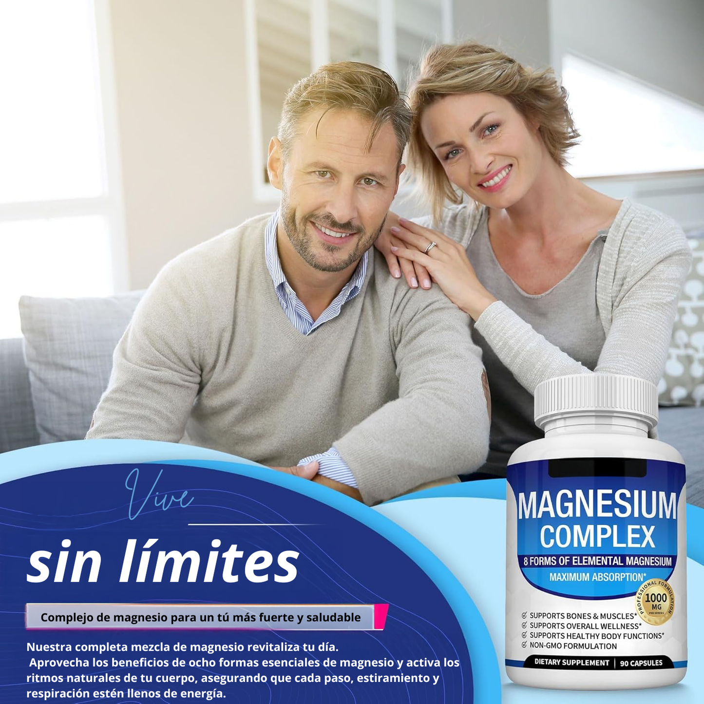 Merraci™ Complejo de Magnesio 1000MG
