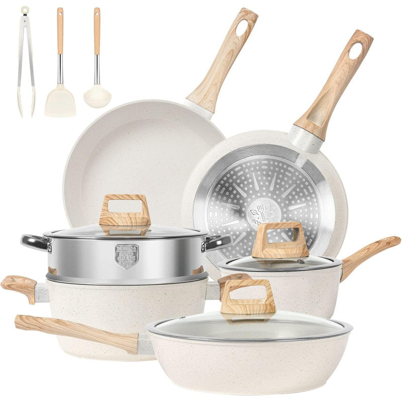 12pcs Pots And Pans Nonstick Kitchenware Set