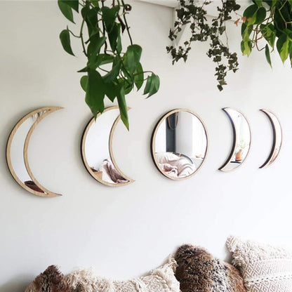 Moon Phase Mirrors Set