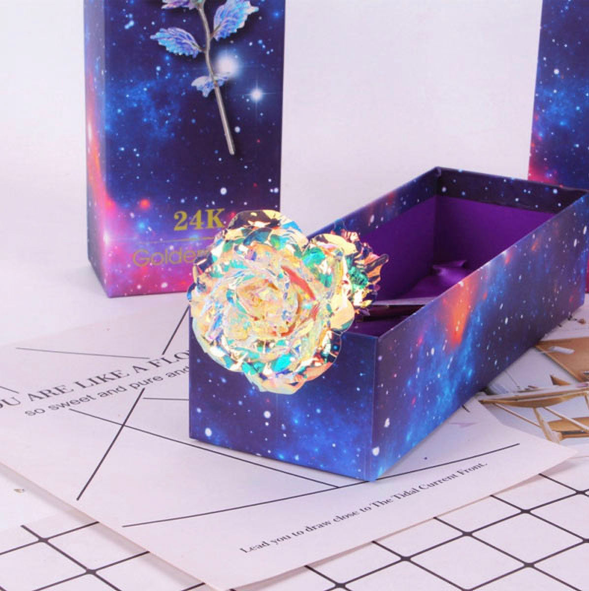 24K Galaxy Rose