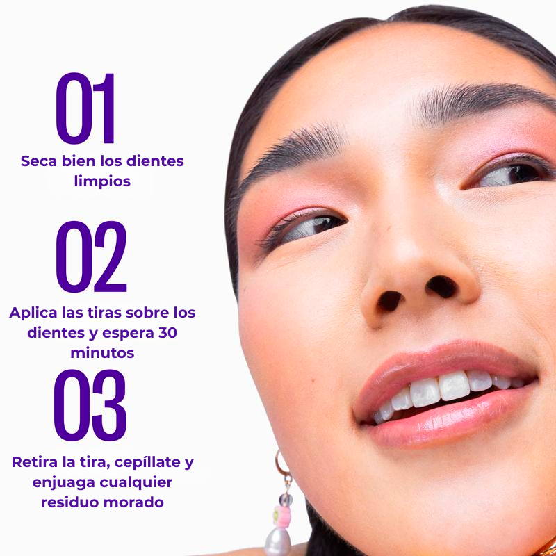 Merraci™ V34 Bandas Blanqueadoras – Blanqueamiento de Color Dental