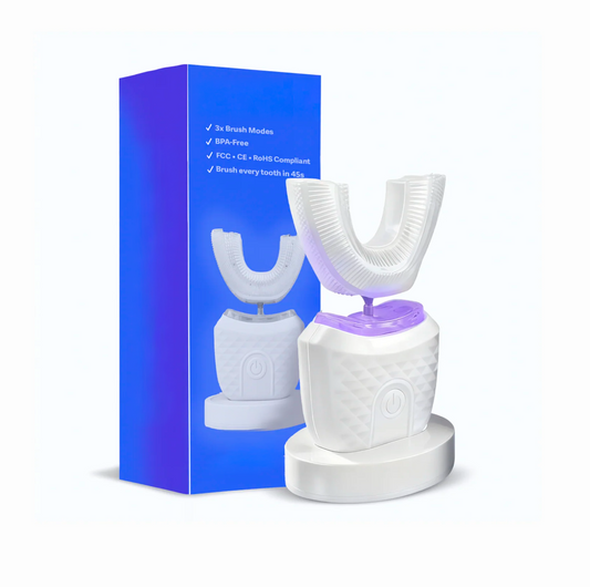 Merraci™ Cepillo Automático con Luz LED Blanqueadora