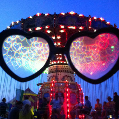 Heart Diffraction Glasses