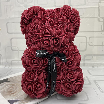 Eternal Love Rose Bear