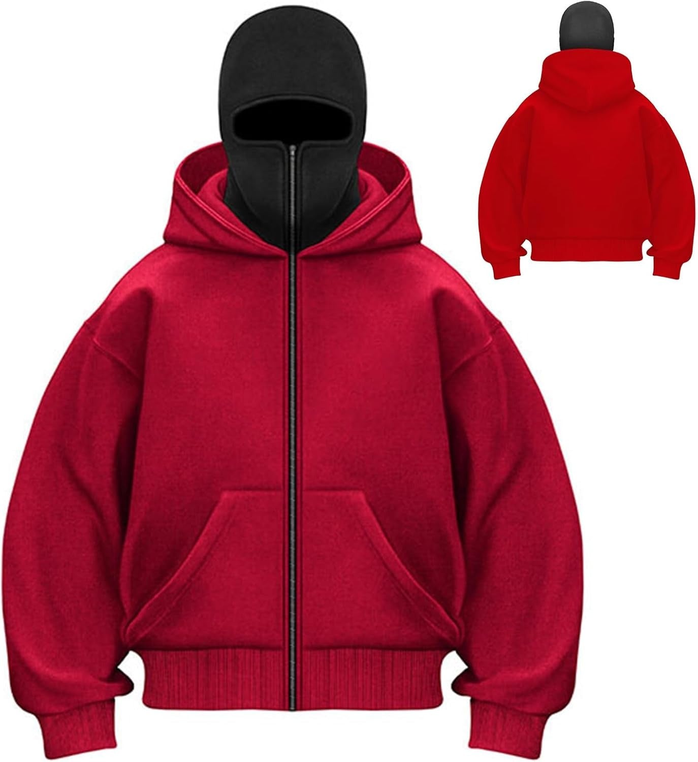 Merraci™ Hoodie con Cierre – Sudadera Deportiva