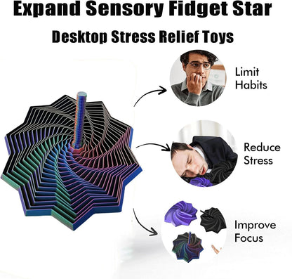 Merraci™ Sensory Fidget Star – Stress Relief, Focus & Endless Satisfaction