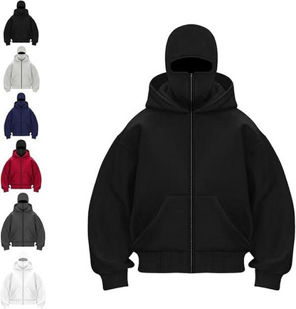Merraci™ Hoodie con Cierre – Sudadera Deportiva
